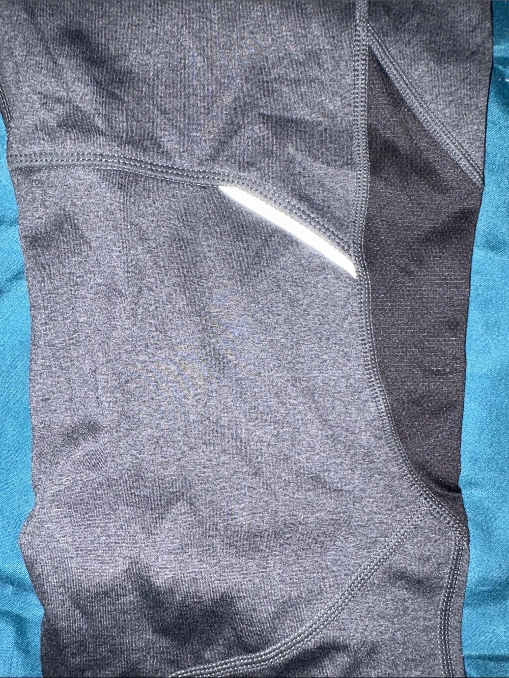 Spyder Men's Gray and Black Performance Base Layer Tights - Large